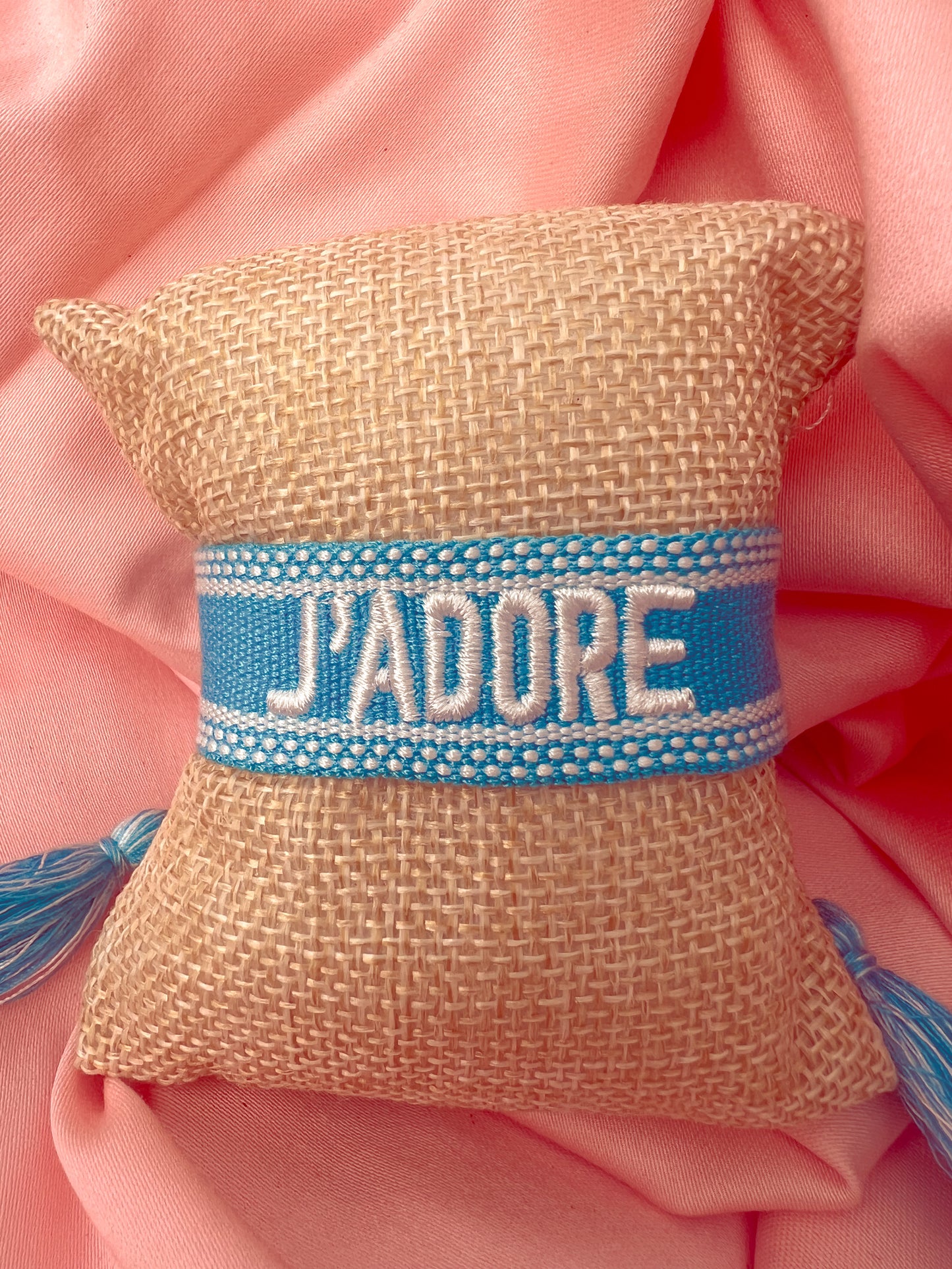 Bracelet « J’adore » Bleu