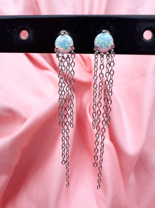 Boucles perles cascades